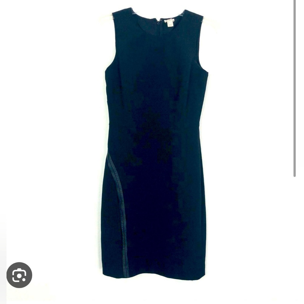 J. Crew Black Sheath Dress